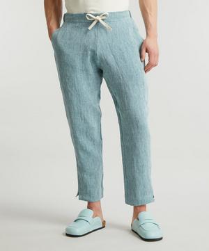 Marané - Elasticated Linen Trousers image number 3
