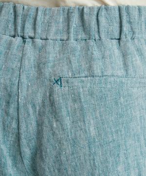Marané - Elasticated Linen Trousers image number 4
