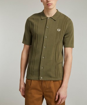 Fred Perry - Button-Through Knitted Shirt image number 2