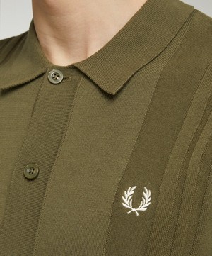 Fred Perry - Button-Through Knitted Shirt image number 4