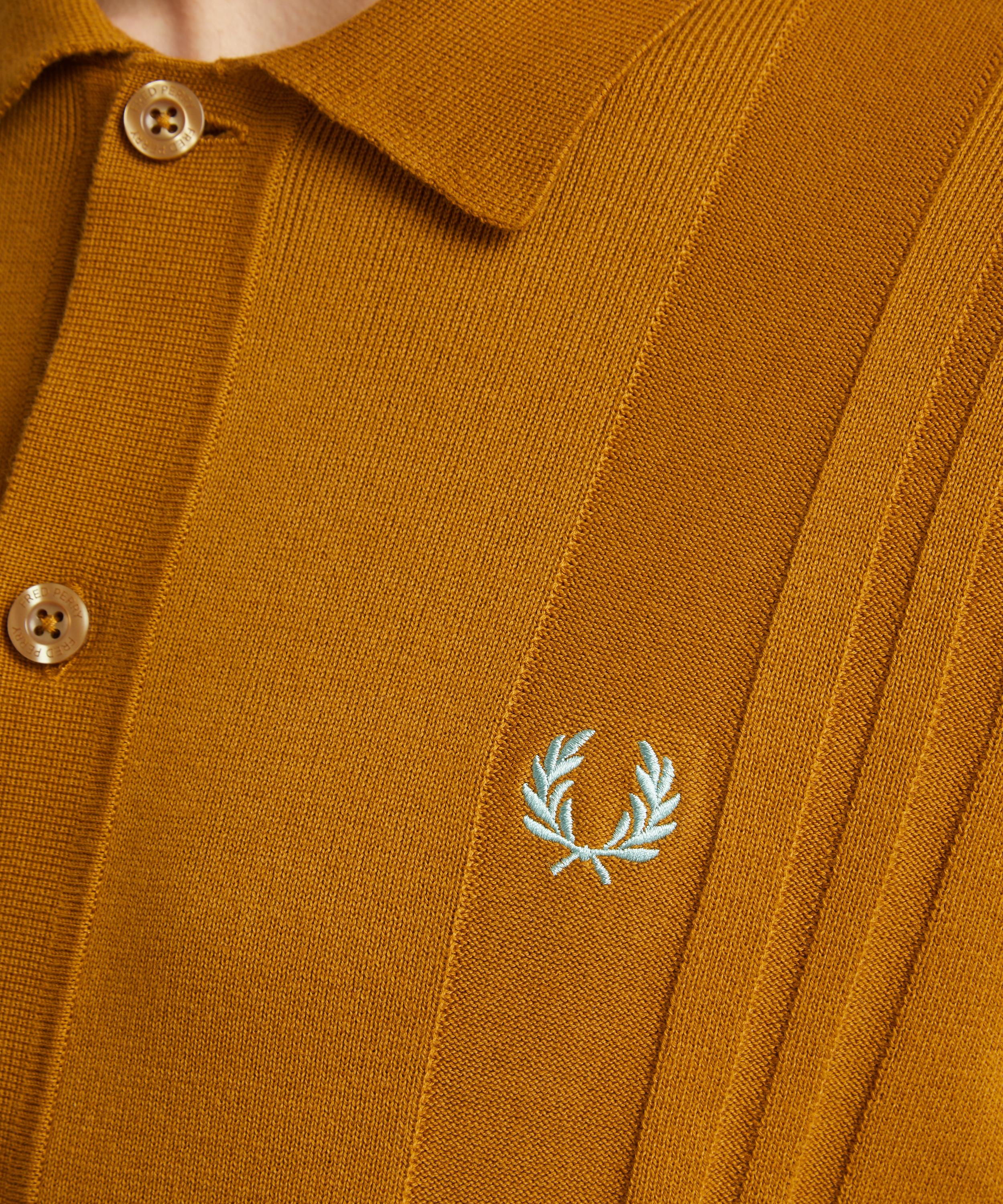 Fred Perry - Cotton Crochet Knit Polo Shirt image number 4