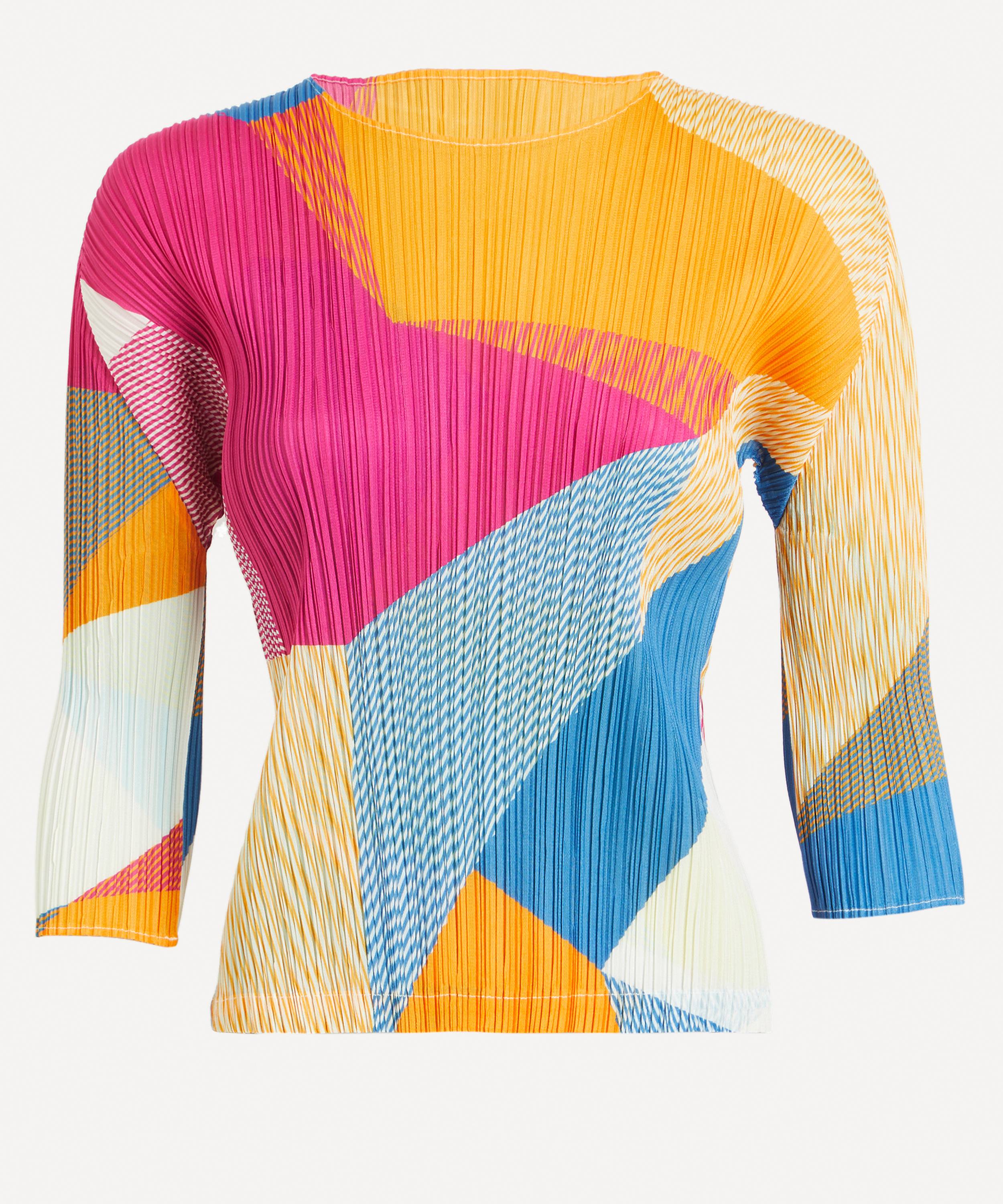 Pleats Please Issey Miyake Crossroad Pleated Top | Liberty