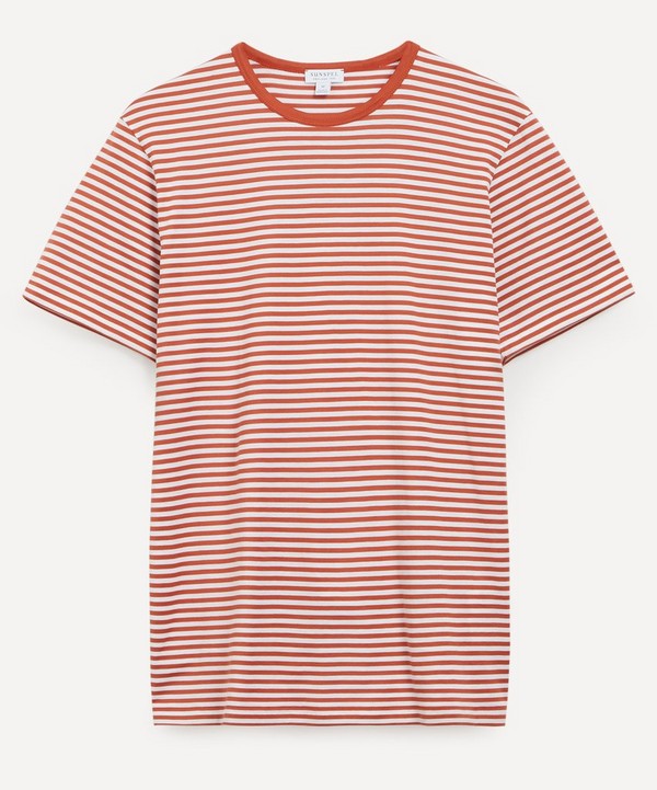 Sunspel - Classic Striped T-Shirt image number null