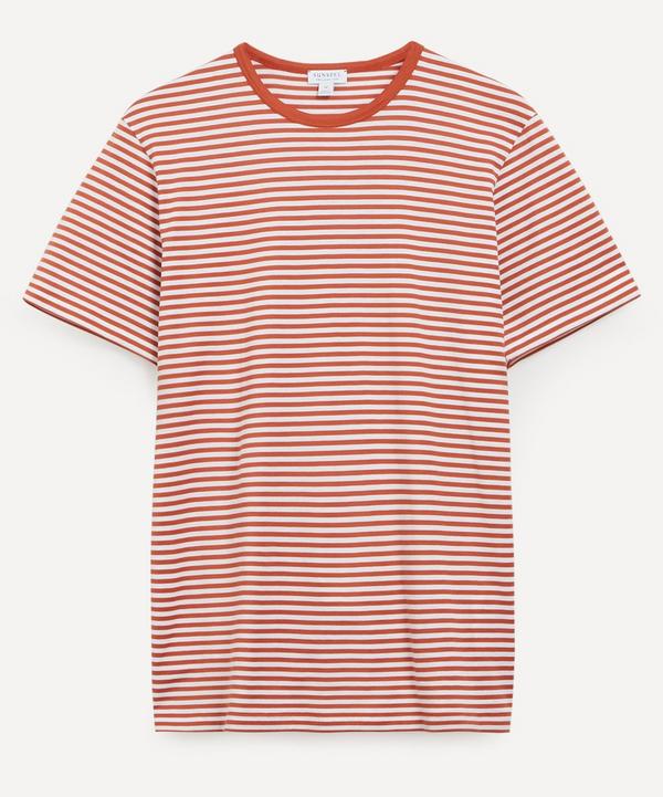 Sunspel - Classic Striped T-Shirt image number null