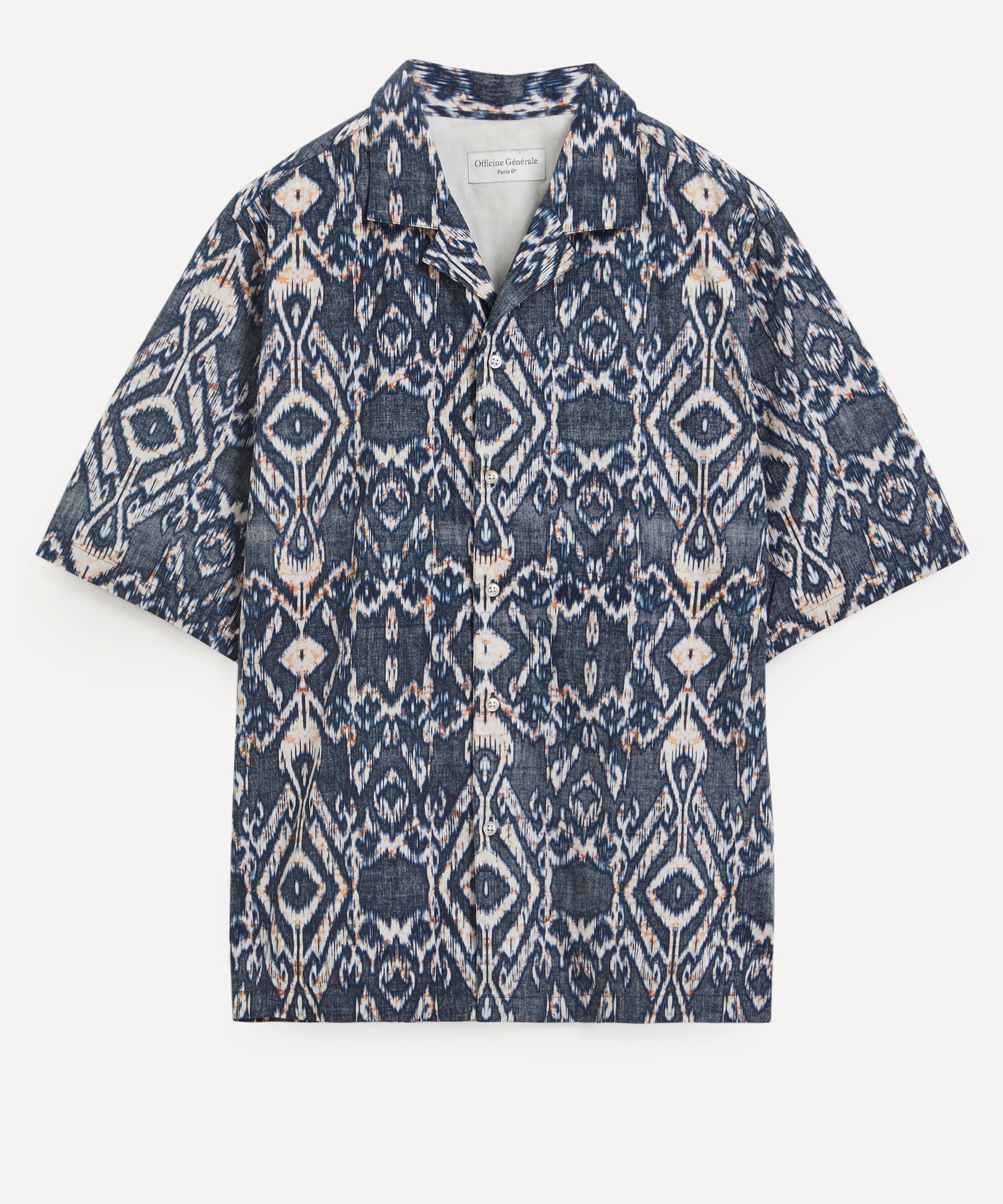 Officine Générale - Eren Ikat Shirt image number 0