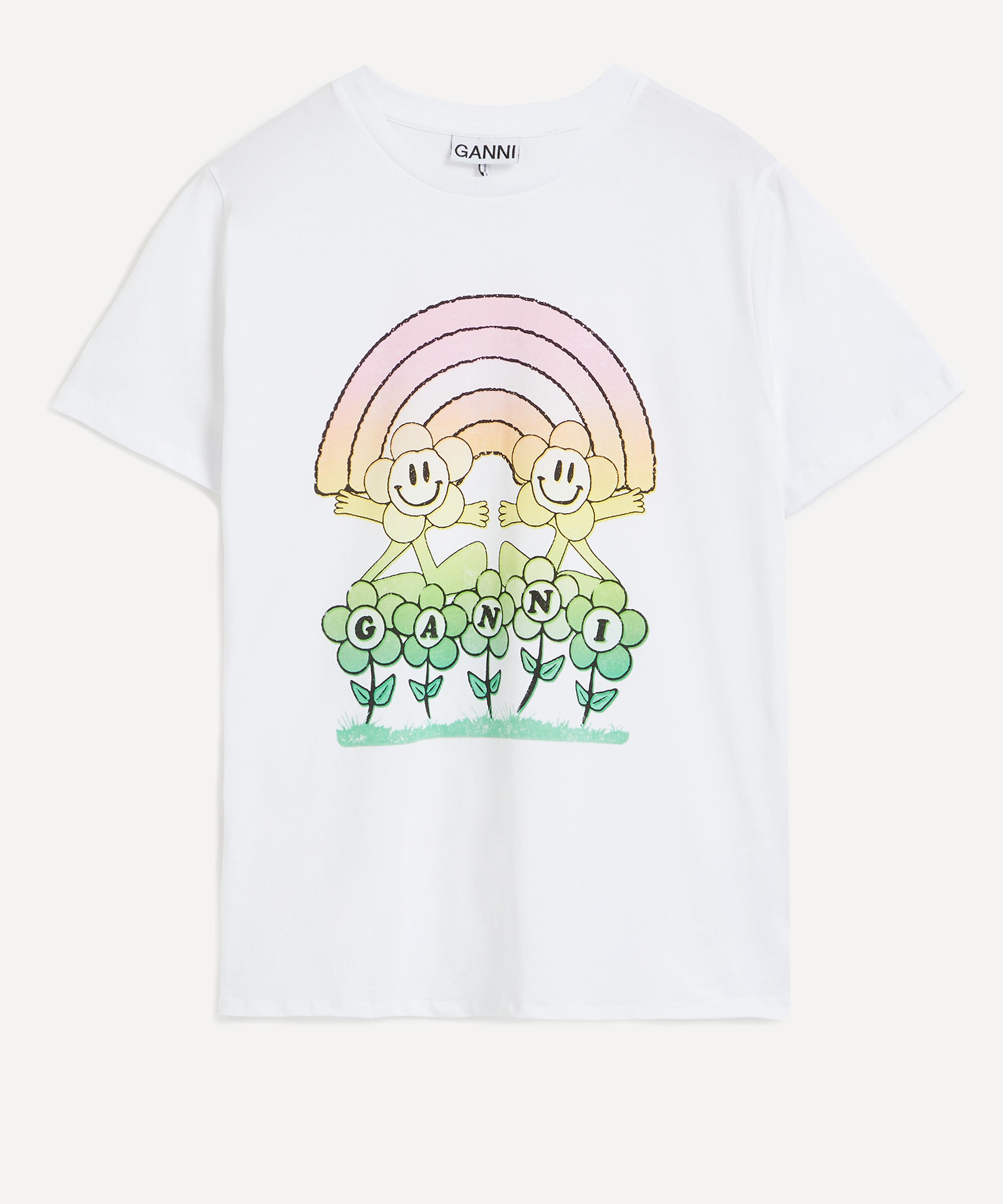 Ganni - Relaxed Rainbow T-Shirt image number 0