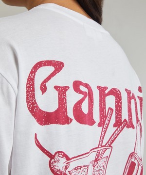 Ganni - Layered Long-Sleeve Top image number 4