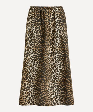 Ganni - Leopard-Printed Maxi-Skirt image number 0