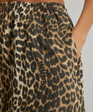 Ganni - Leopard-Printed Maxi-Skirt image number 4