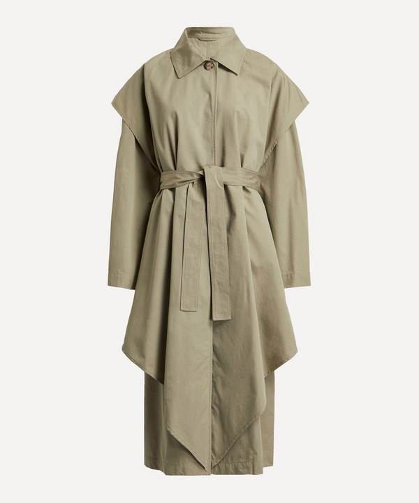 Totême - Layered Cotton-Cupro Trench Coat image number null