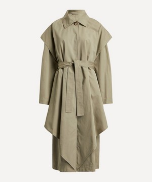 Totême - Layered Cotton-Cupro Trench Coat image number 0