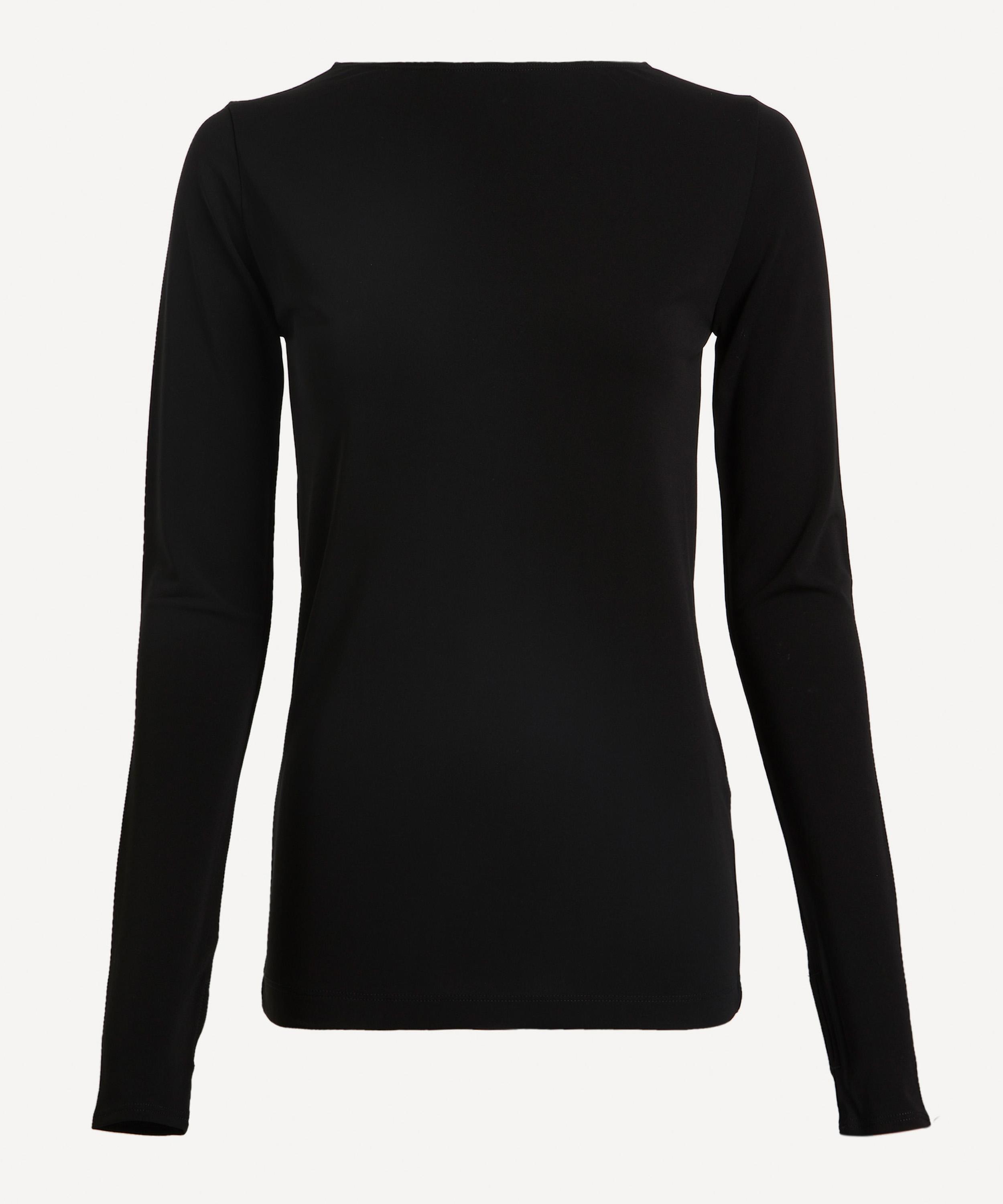 Toteme - Long-Sleeve Boat Neck Top image number 0