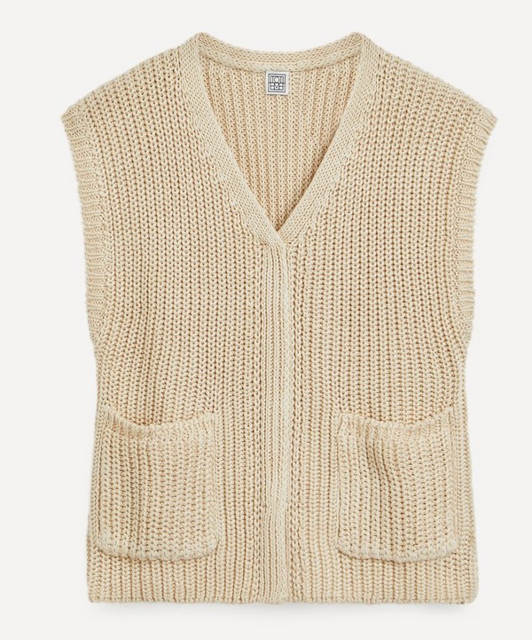 Toteme - Linen Cotton Vest image number null
