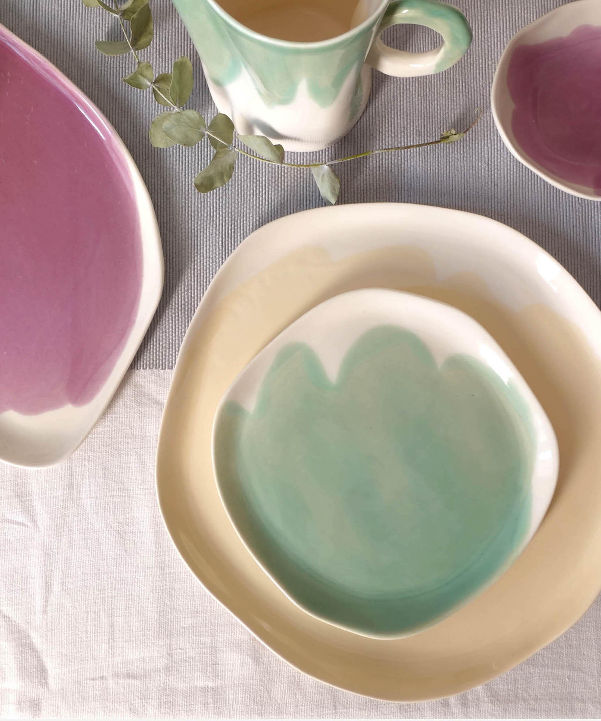 Pottery & Poetry - Painted Porcelain Side Plate image number 1