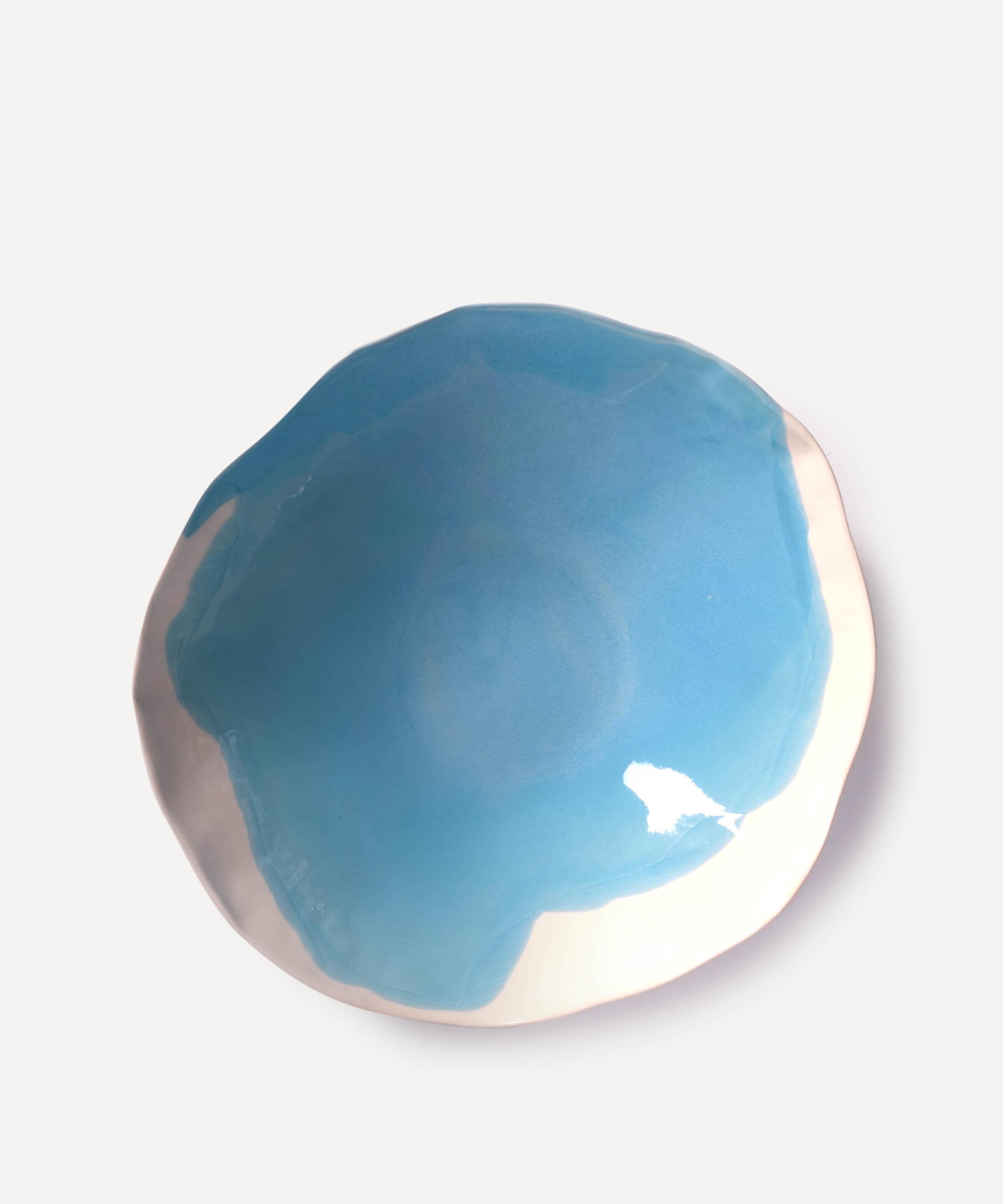 Pottery & Poetry - Painted Porcelain Salad Bowl image number 0