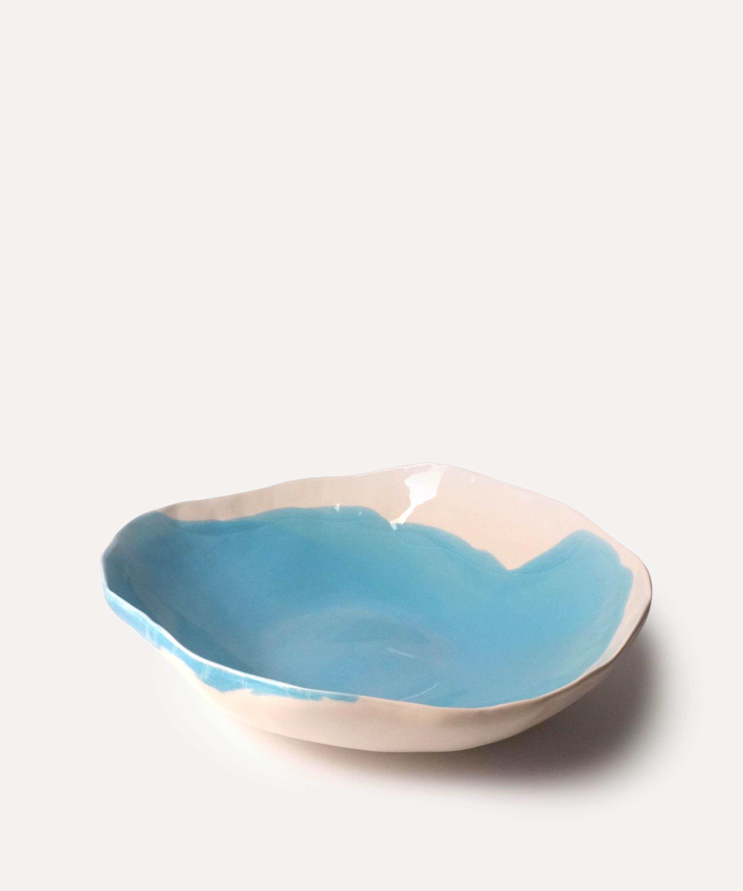 Pottery & Poetry - Painted Porcelain Salad Bowl image number 2