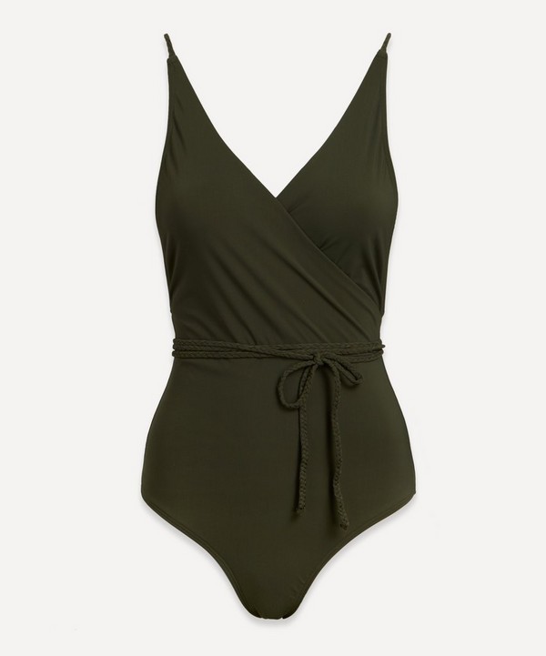 Toteme - V-Neck Wrap Swimsuit image number null