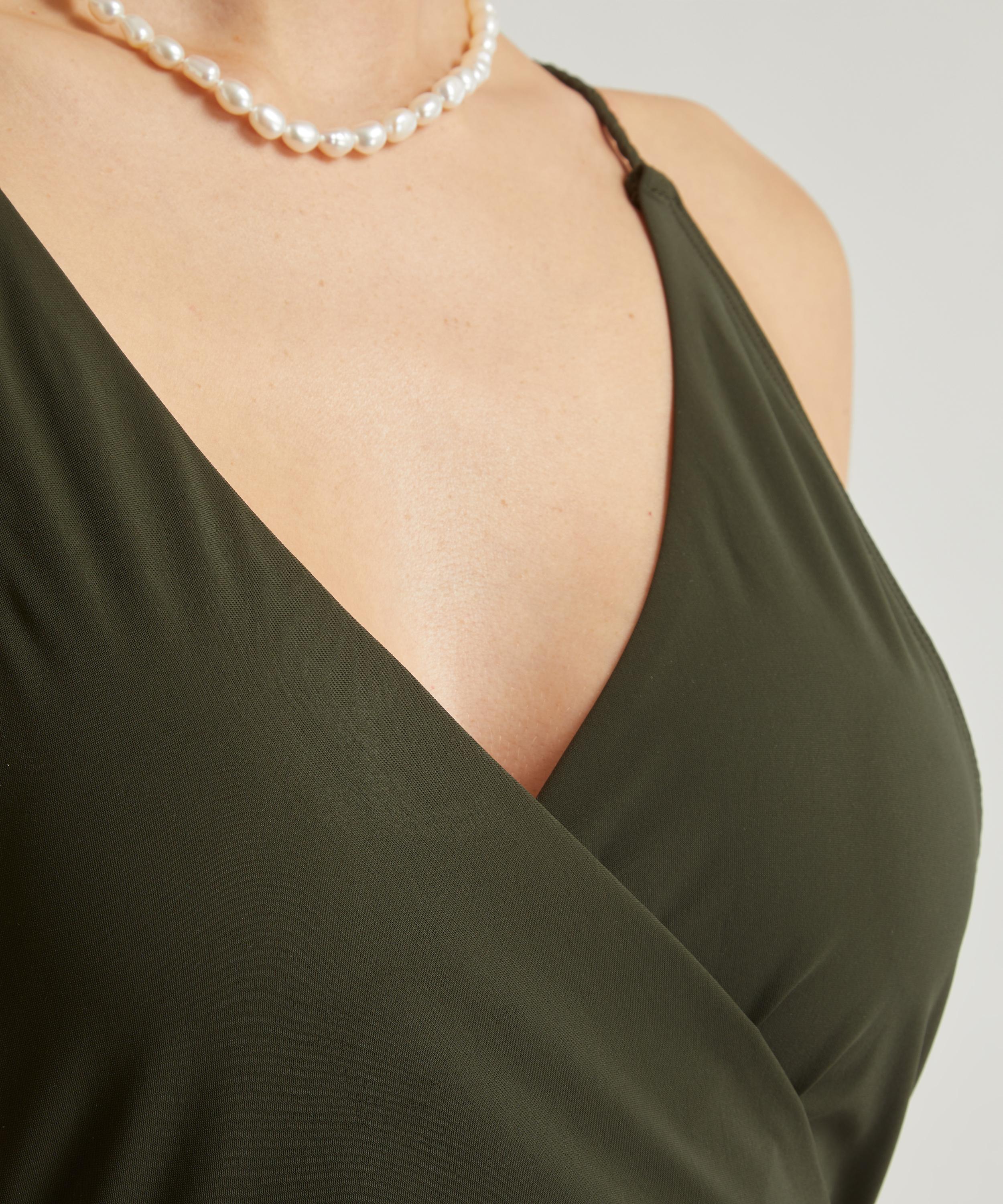 Toteme - V-Neck Wrap Swimsuit image number 4