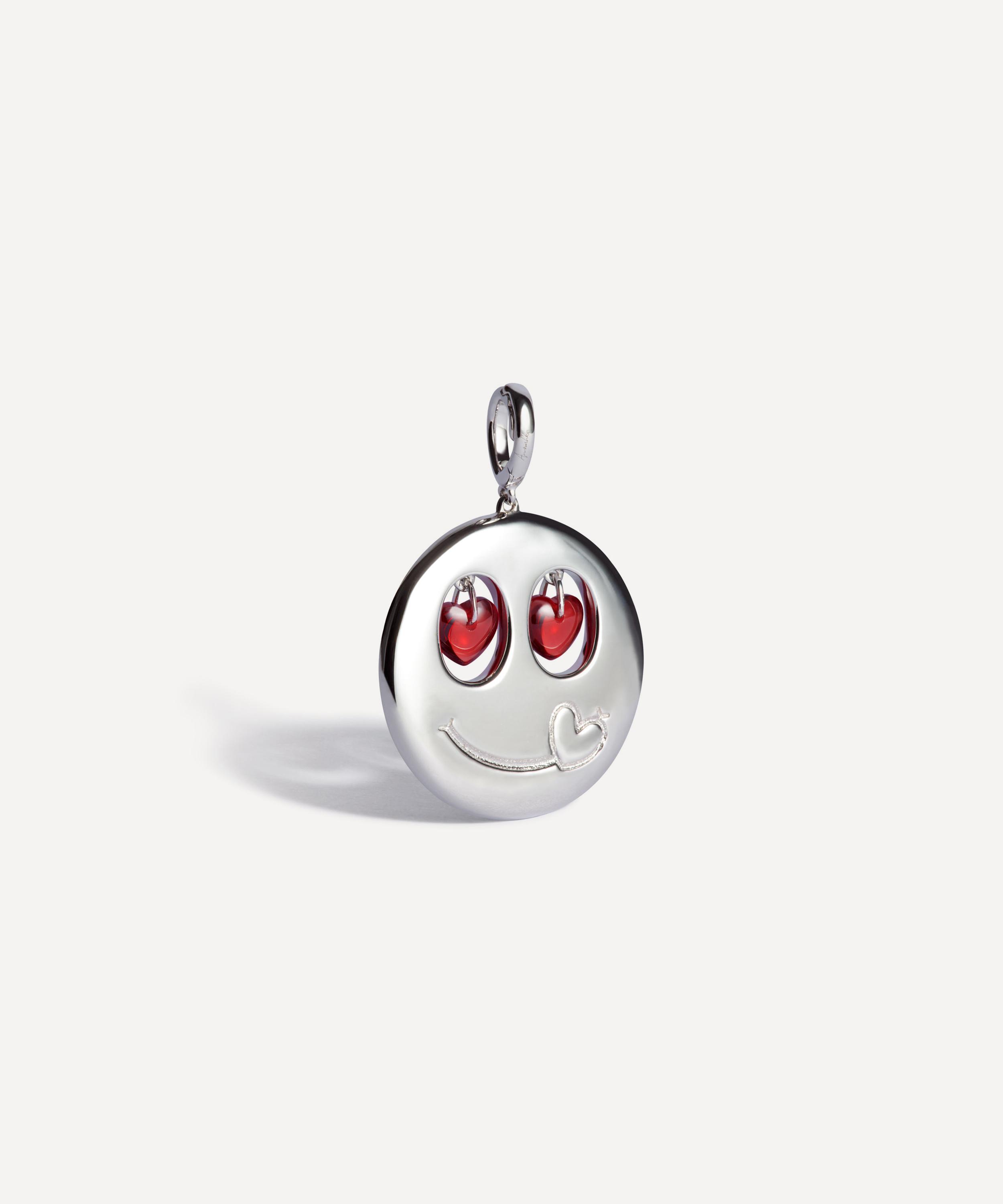 Annoushka - 18ct White Gold Mythology Cupid Happy Face Charm image number 1