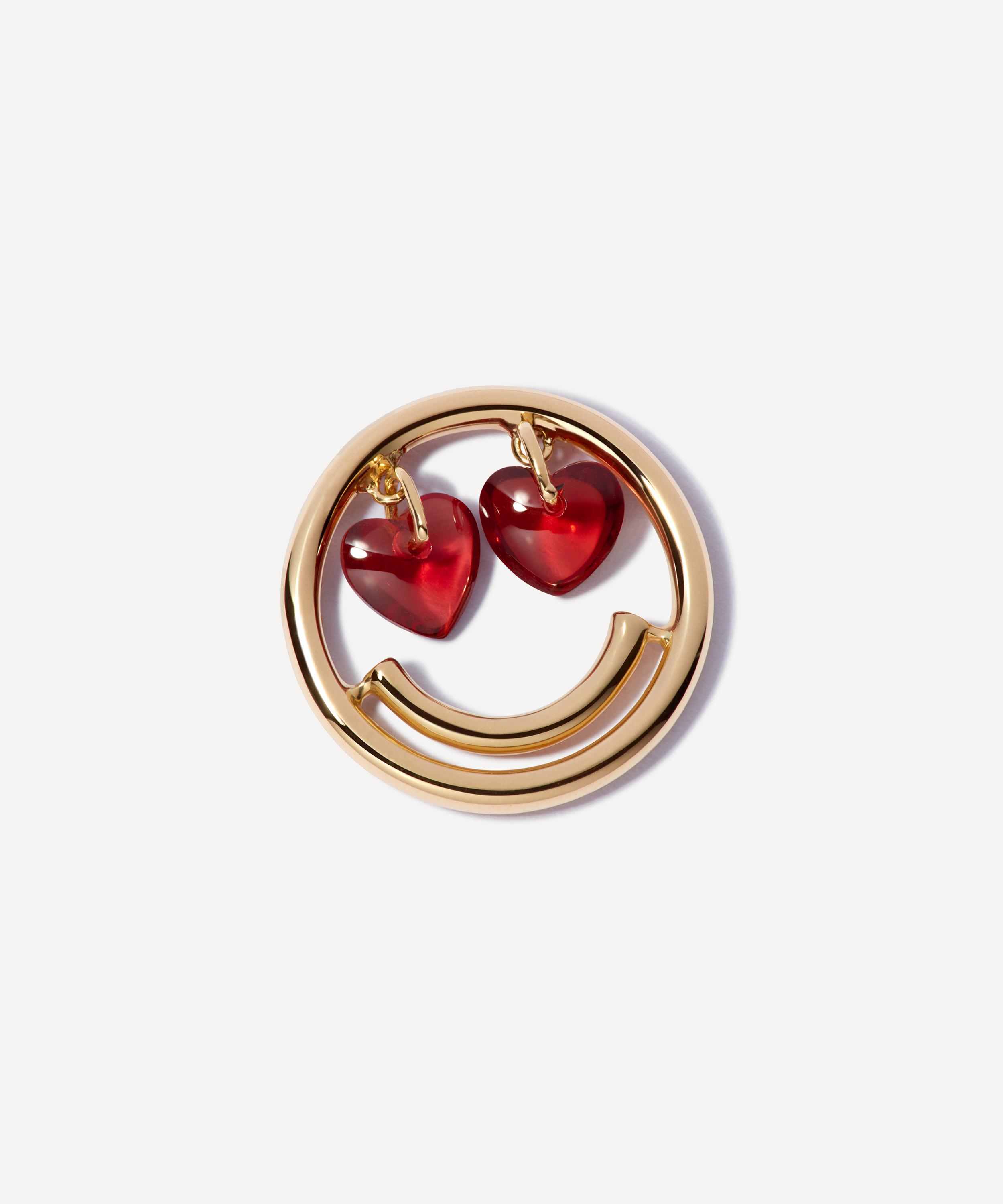 Annoushka - 18ct Gold Hoopla Heart Happy Face Charm image number 0