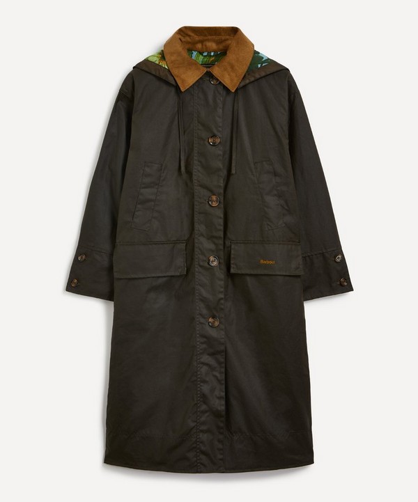 Barbour x House of Hackney Petiver Limerence Sky Wax Jacket | Liberty