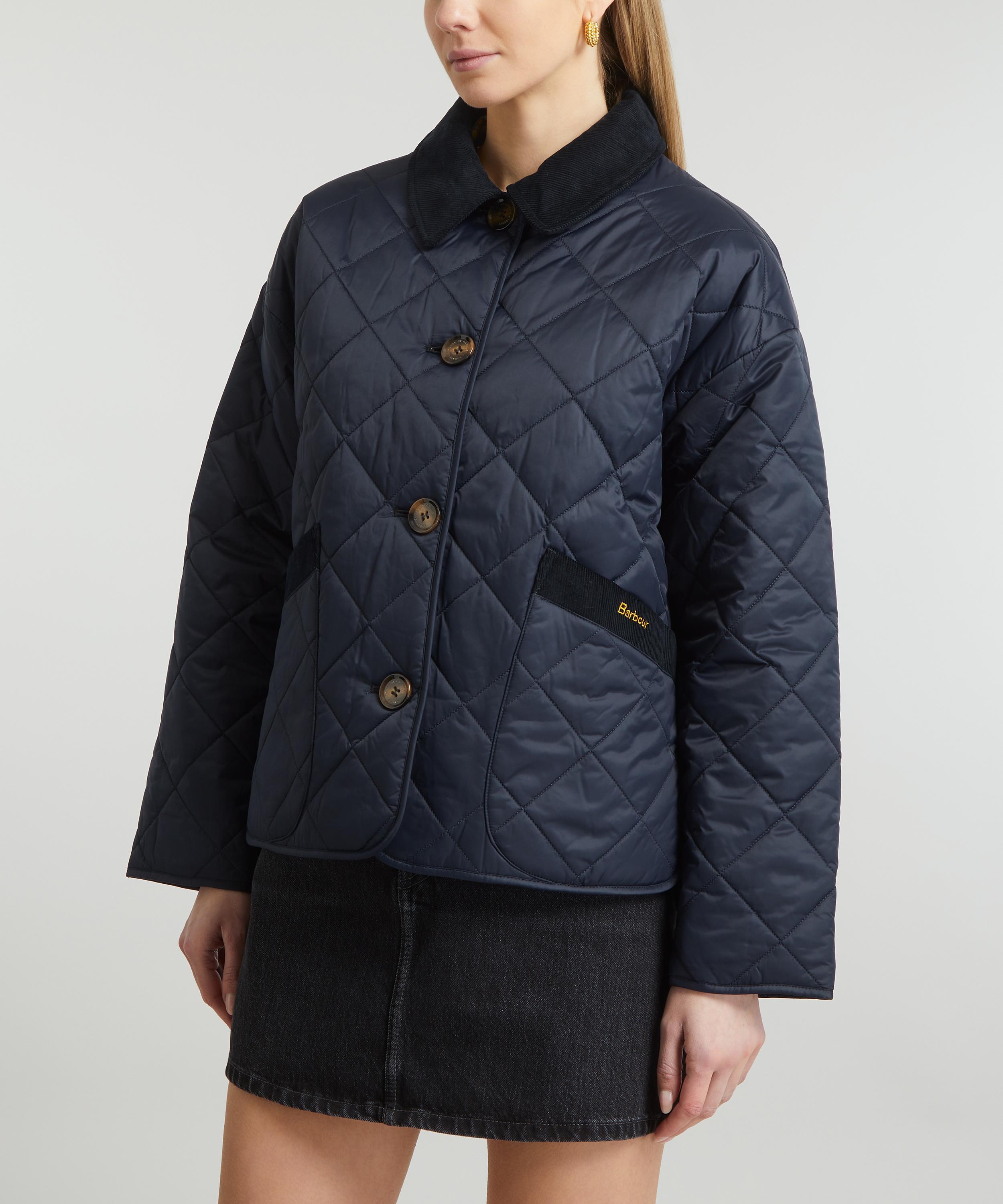 Barbour - x House of Hackney Gransden Reversible Limerence Sky Quilted Jacket image number 2