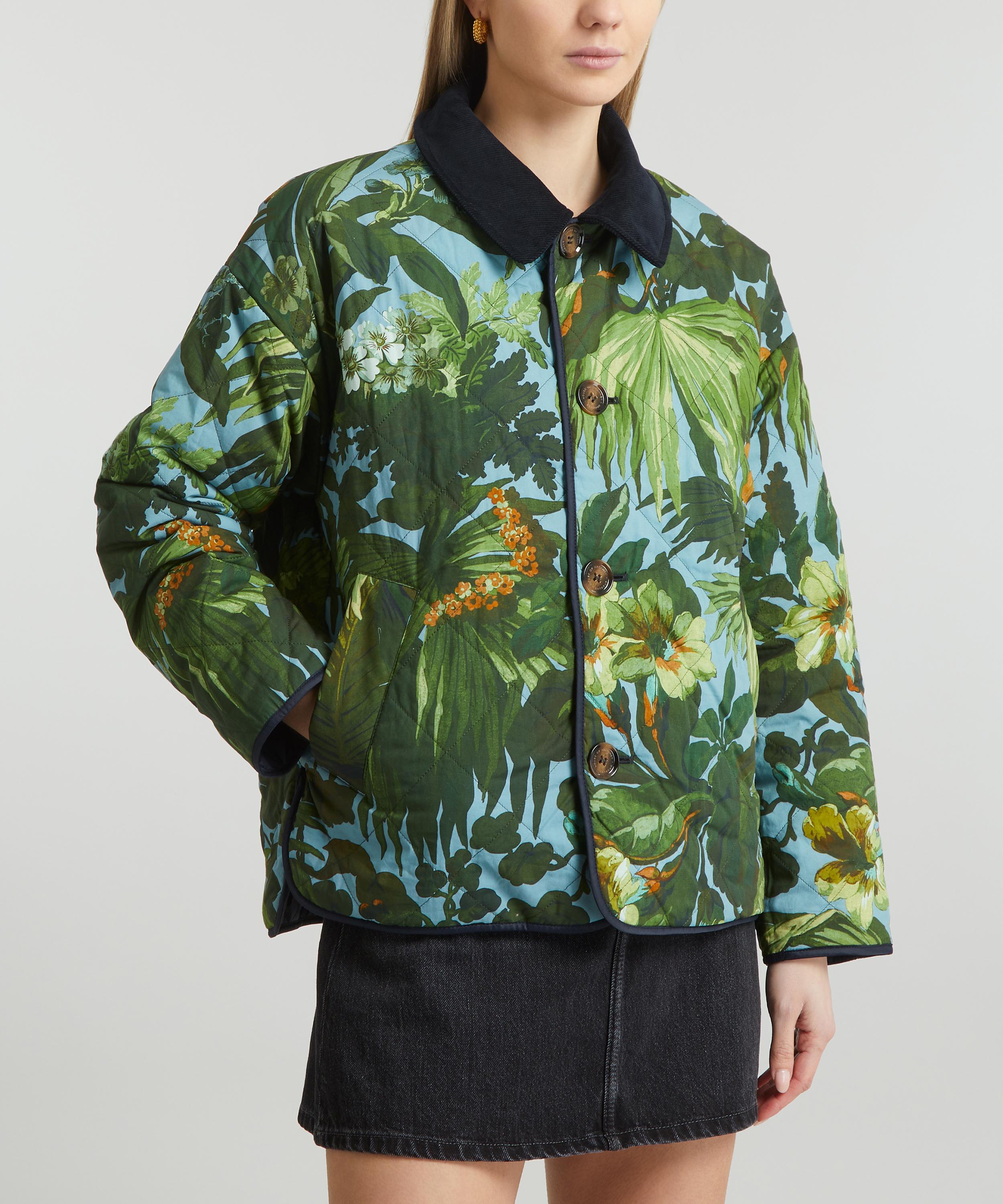 Barbour - x House of Hackney Gransden Reversible Limerence Sky Quilted Jacket image number 5