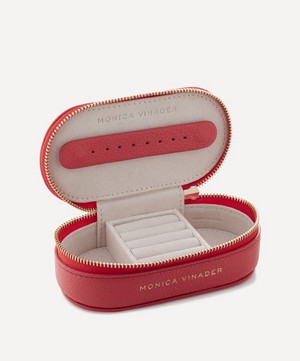 Monica Vinader - Mini Oval Lipstick Red Jewellery Box image number 1