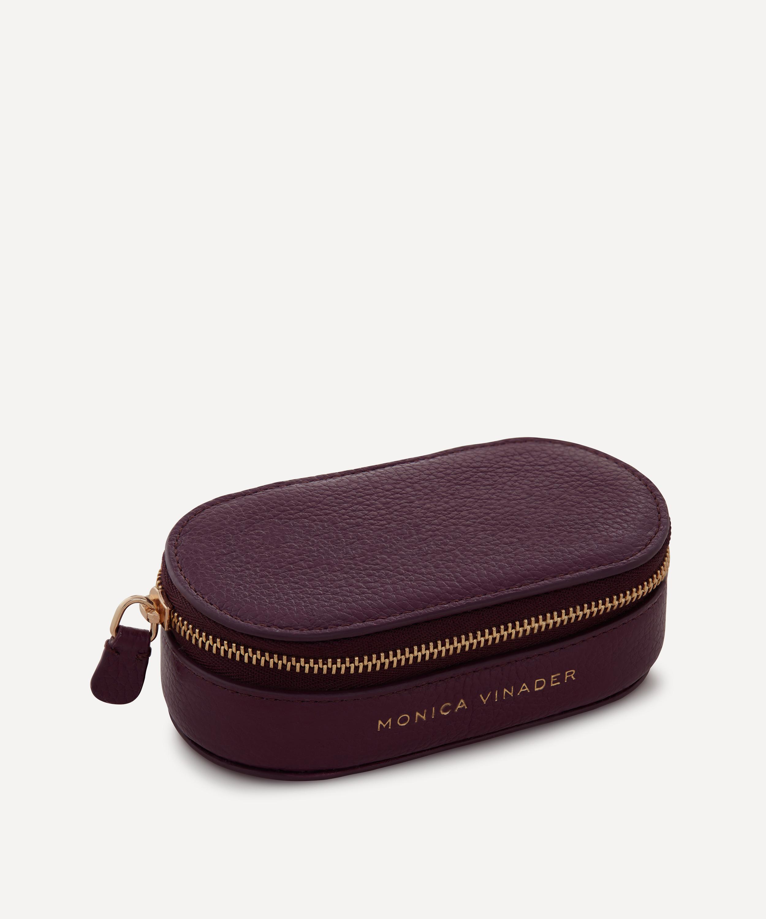 Monica Vinader - Mini Oval Aubergine Jewellery Box image number 0