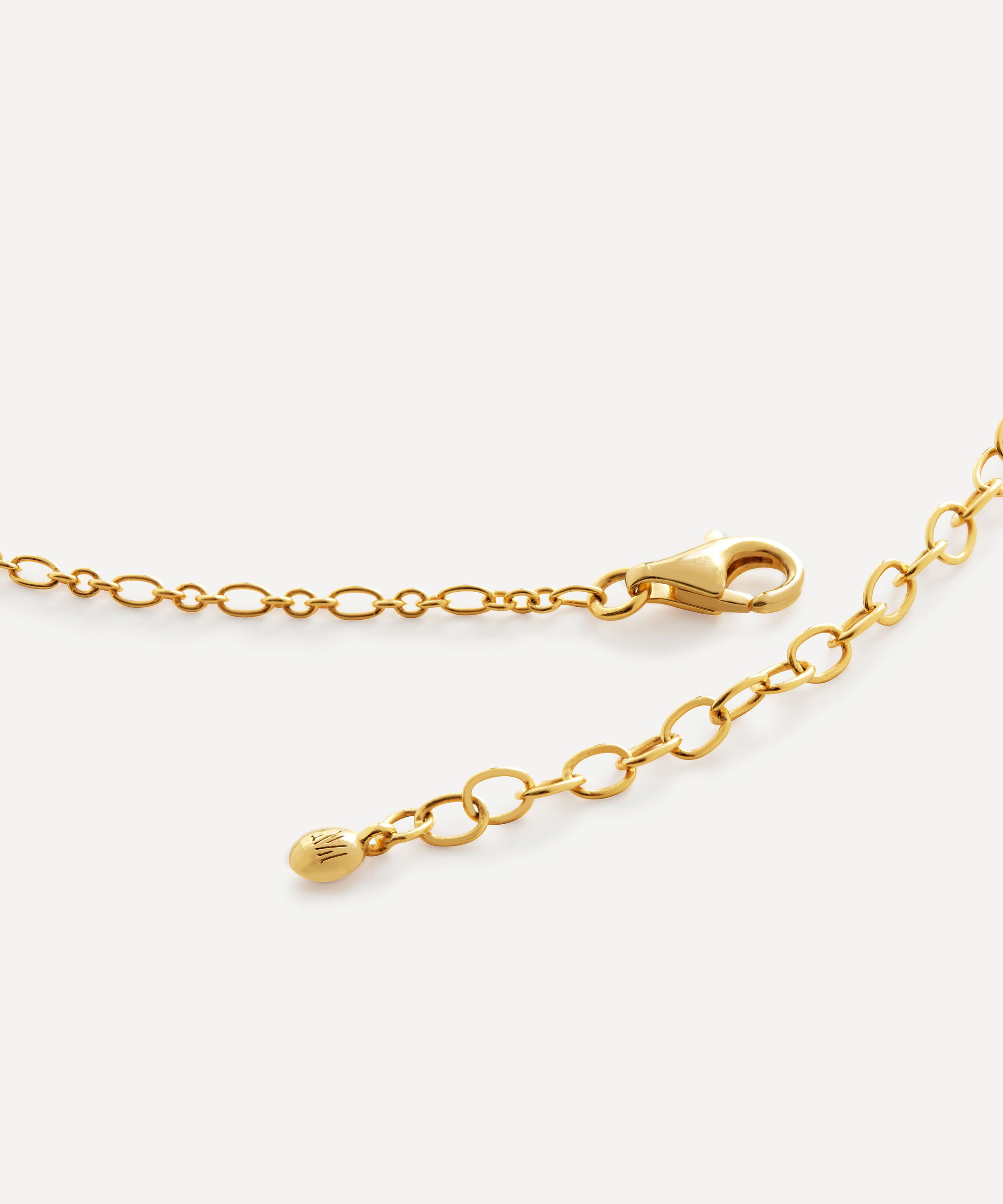 Monica Vinader - 18ct Gold Plated Vermeil Sterling Silver Woven Chain Necklace image number 2