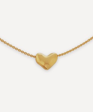 Monica Vinader - 18ct Gold Plated Vermeil Sterling Silver Heart Necklace image number 0
