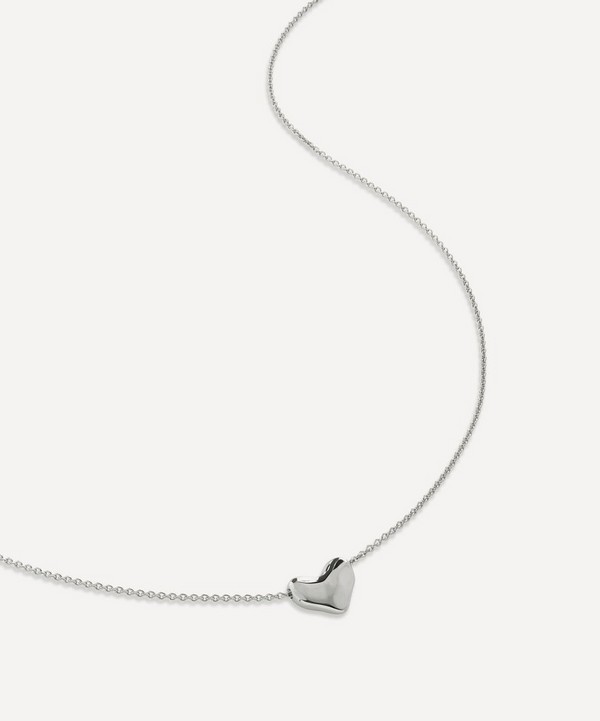Monica Vinader - Sterling Silver Heart Necklace image number null