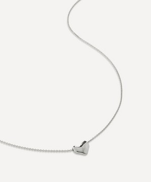 Monica Vinader - Sterling Silver Heart Necklace image number 0