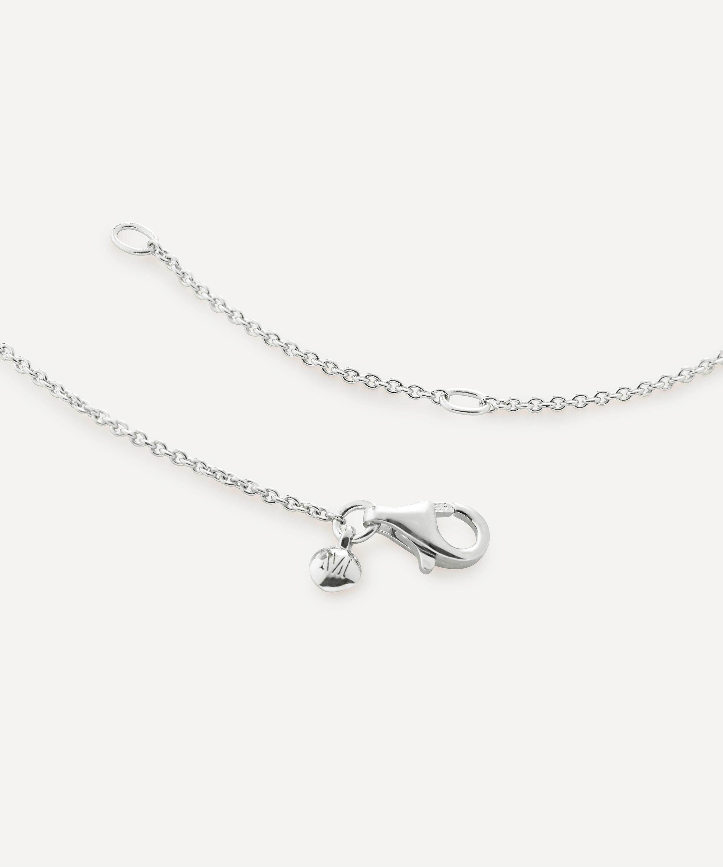 Monica Vinader - Sterling Silver Heart Necklace image number 3