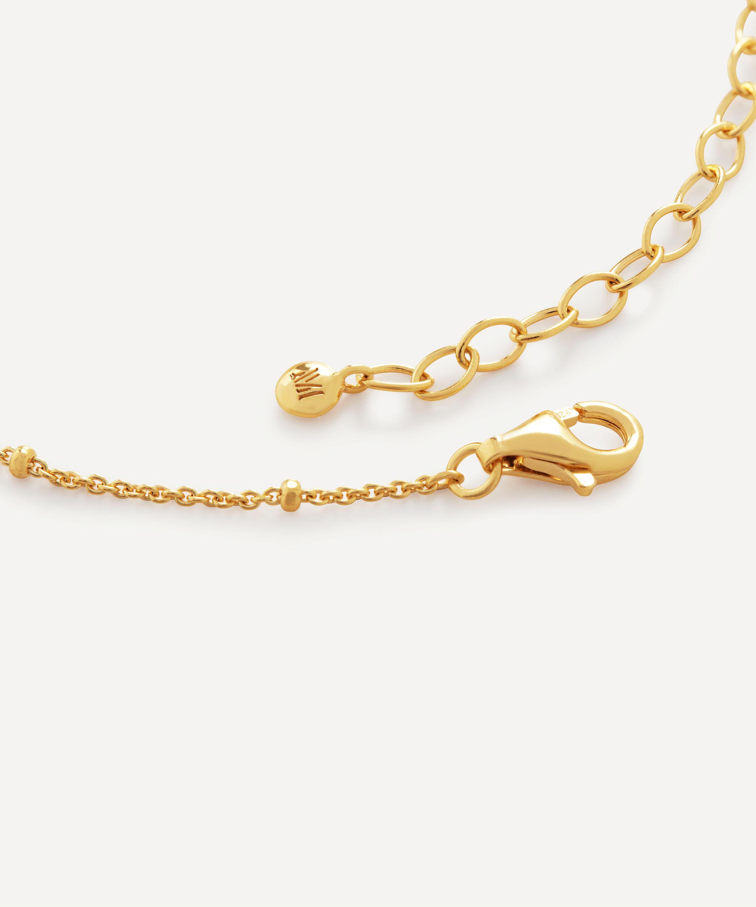 Monica Vinader - 18ct Gold Plated Vermeil Sterling Silver Nura Tiny Keshi Pearl Bracelet image number 3