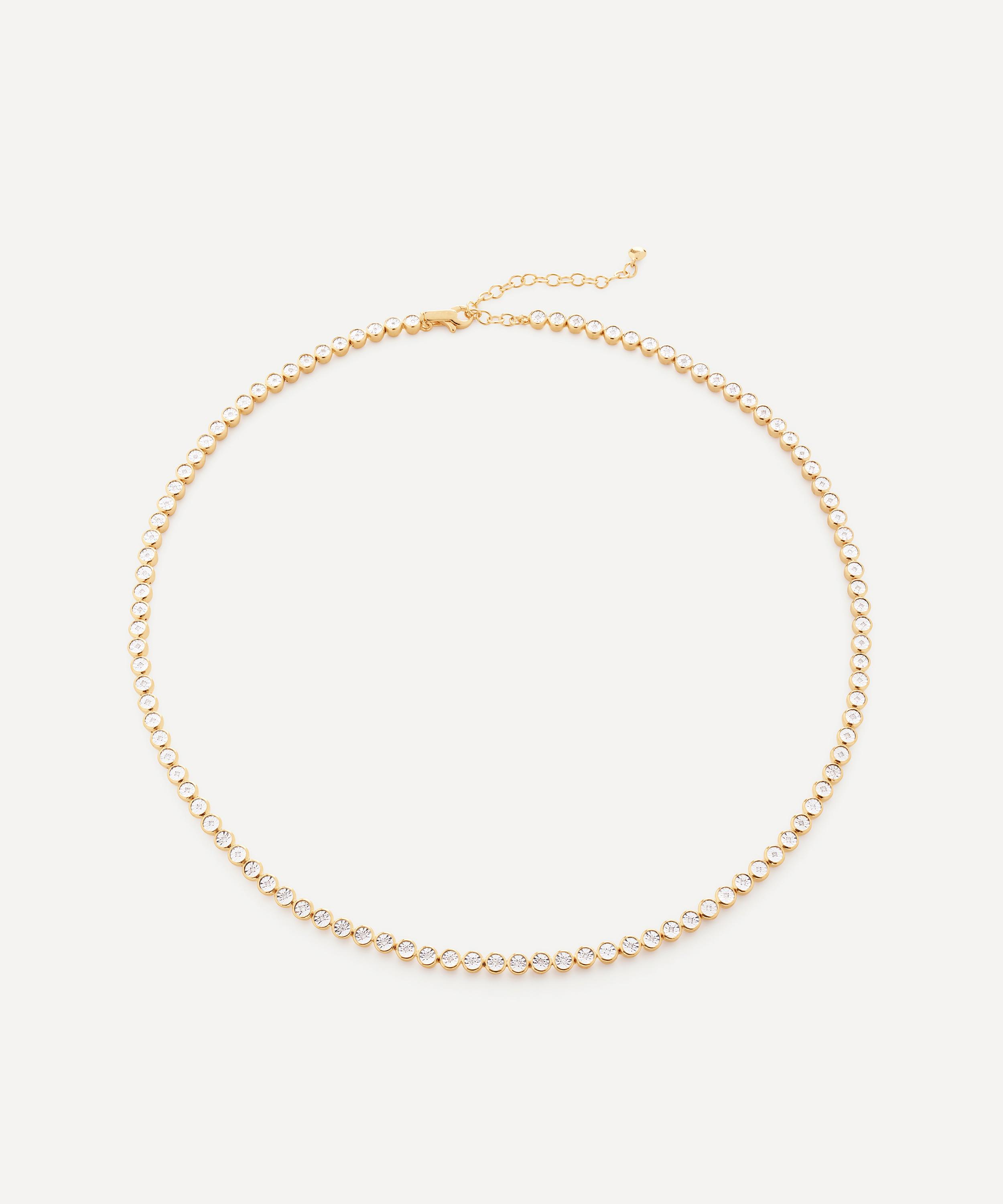 GOLD VERMEIL STERLING COLLAR NECKLACE