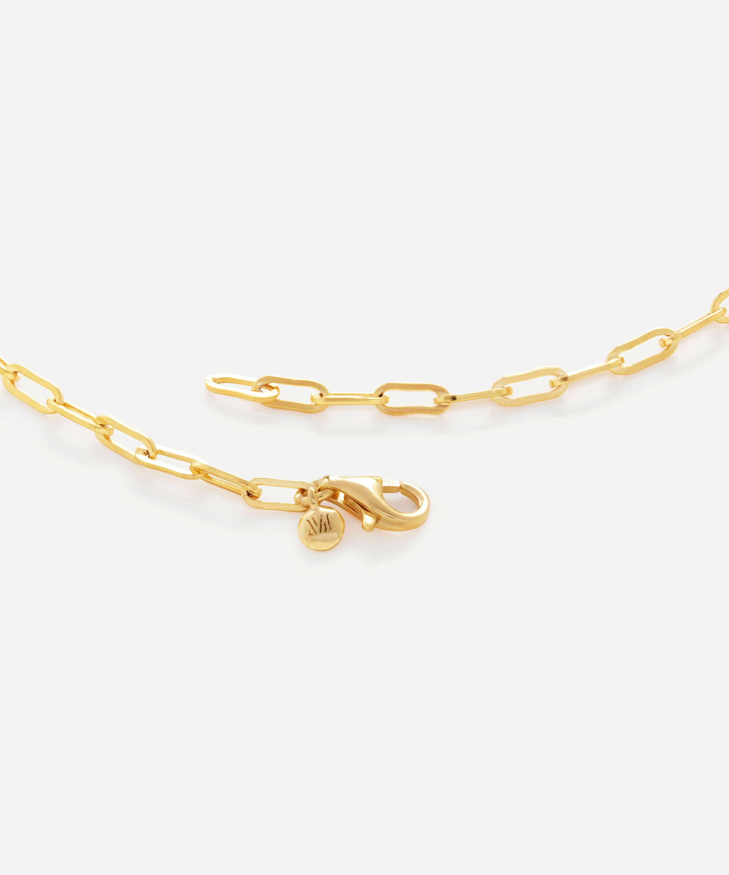 Monica Vinader - 18ct Gold Plated Vermeil Sterling Silver Mini Paperclip Chain Necklace image number 3