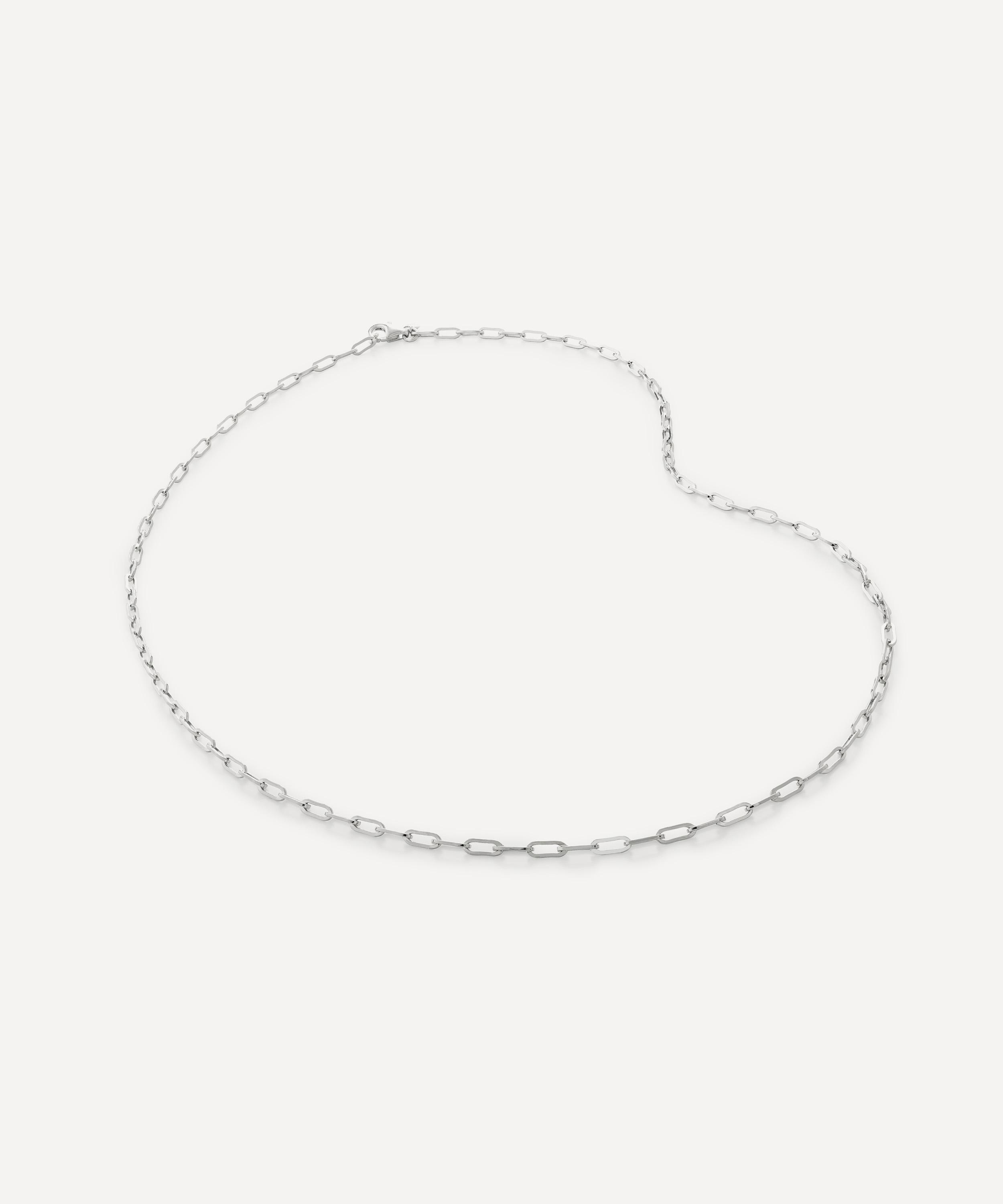 Monica Vinader - Sterling Silver Mini Paperclip Chain Necklace