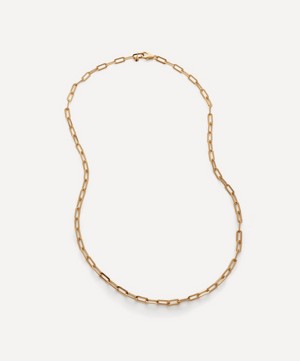 Monica Vinader - 18ct Gold Plated Vermeil Sterling Silver Paperclip Chain Necklace image number 0