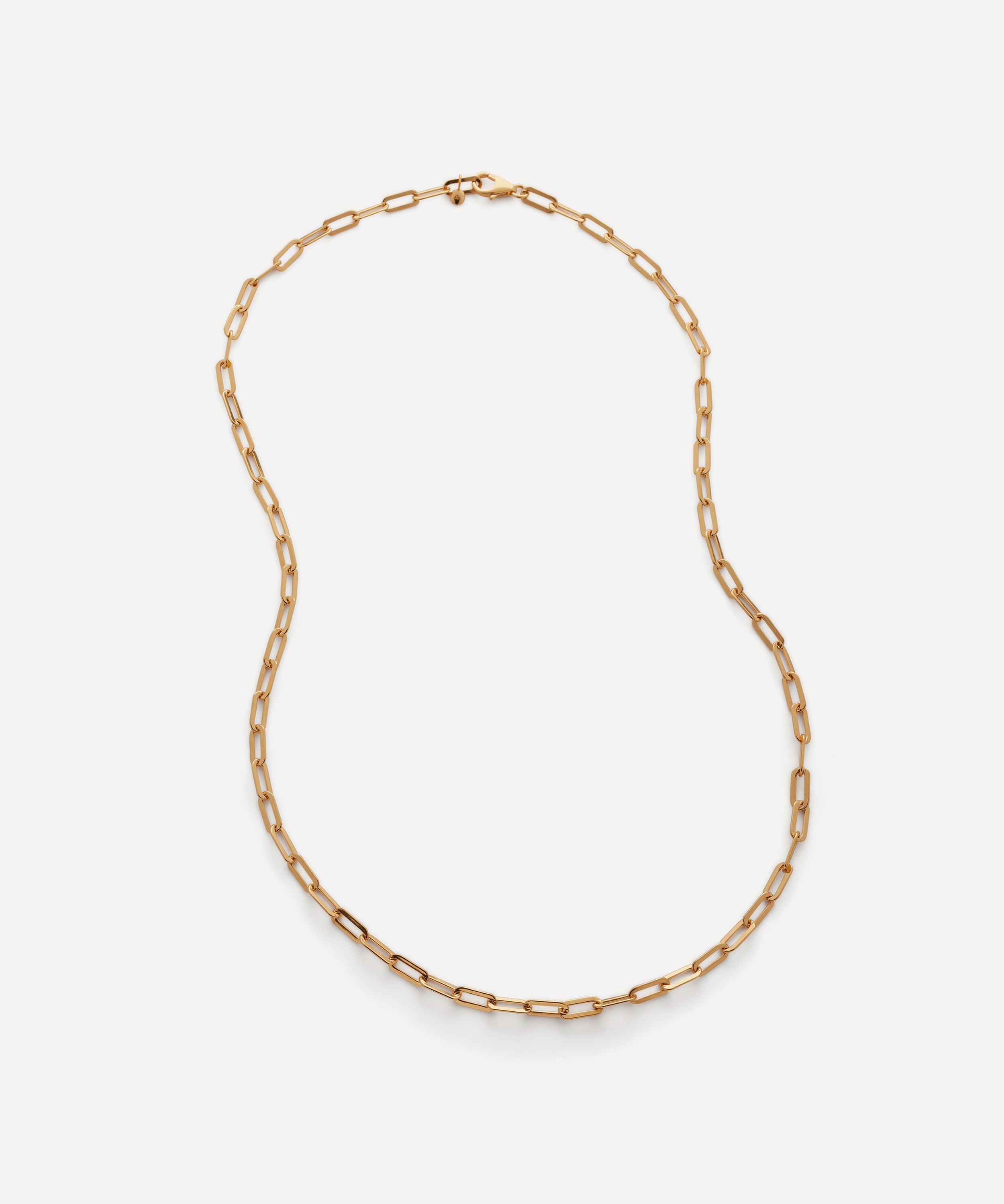 Monica Vinader - 18ct Gold Plated Vermeil Sterling Silver Paperclip Chain Necklace image number 0