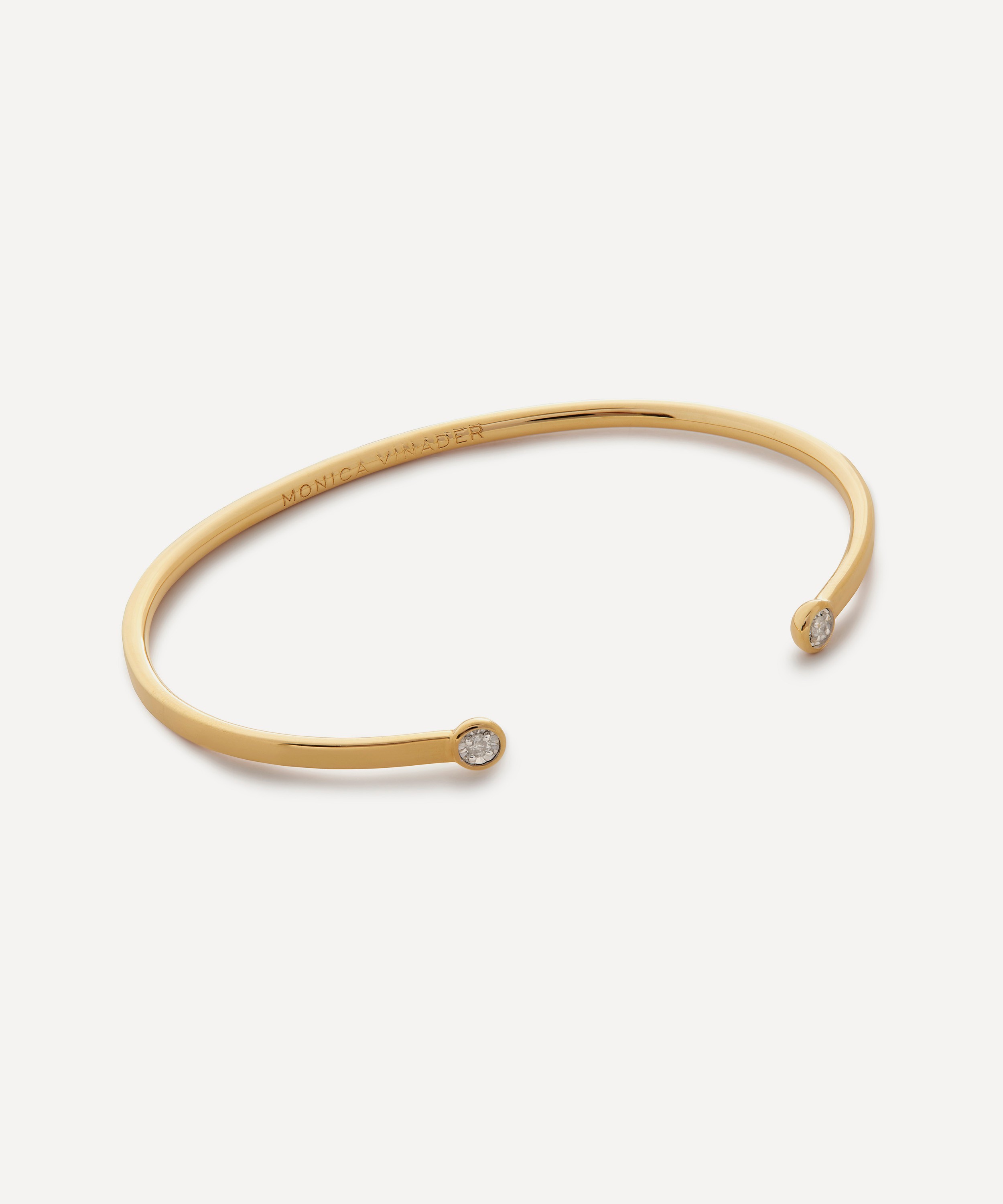 Essential Bangle in 18ct Rose Gold Vermeil On Sterling Silver
