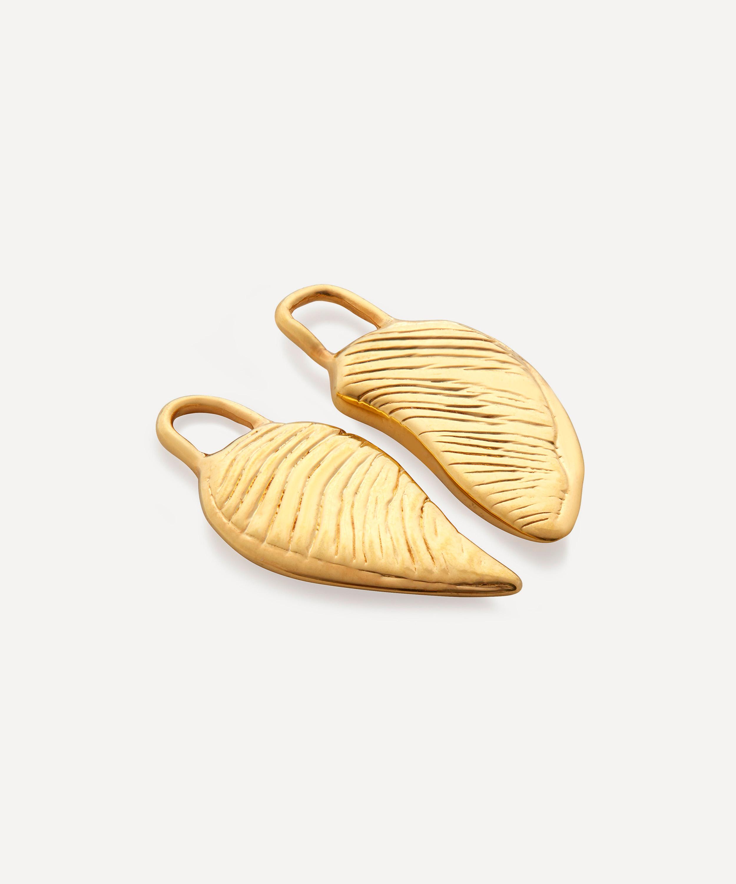 Monica Vinader - 18ct Gold Plated Vermeil Sterling Silver Wing Earring Charms image number 0
