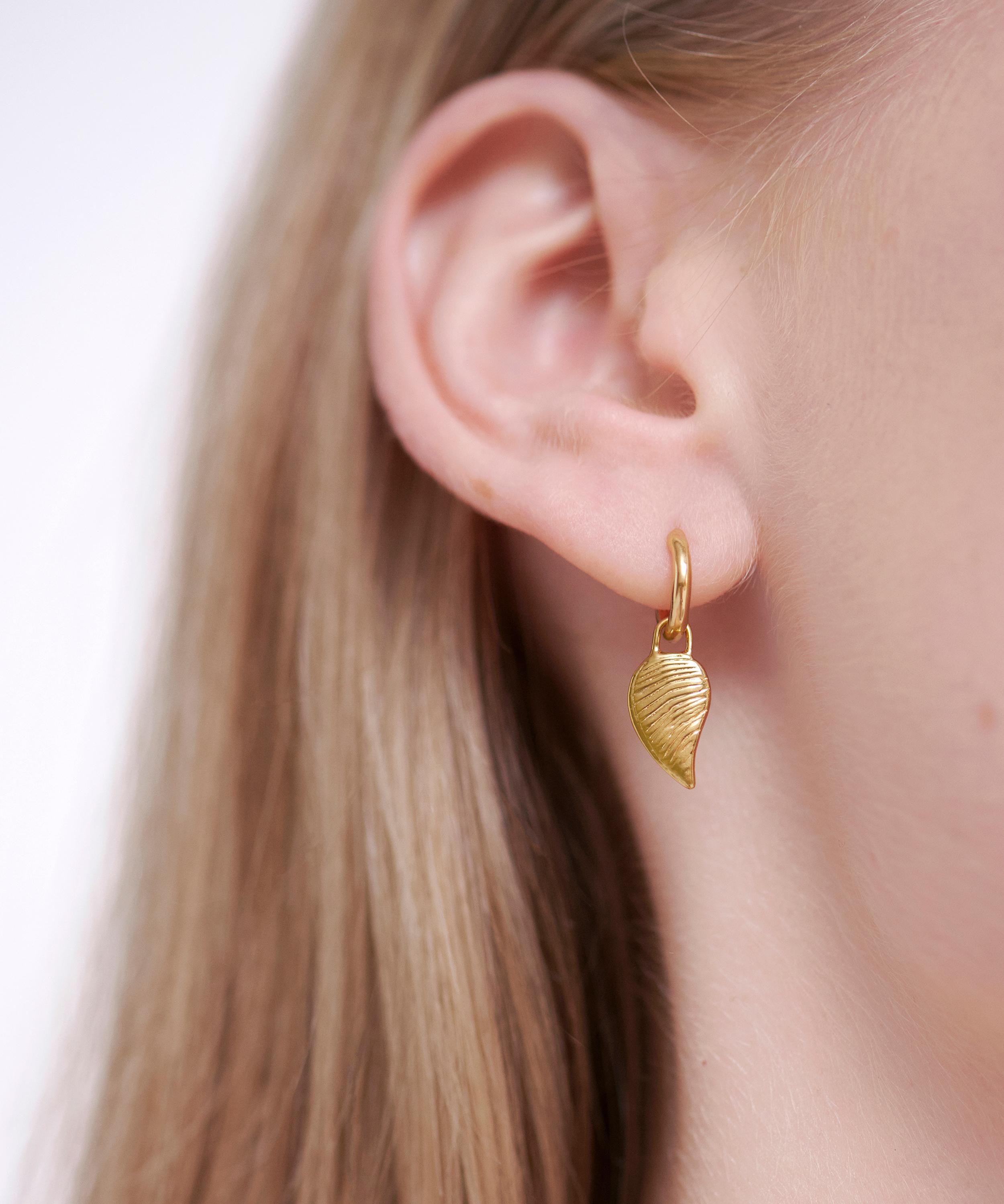 Monica Vinader - 18ct Gold Plated Vermeil Sterling Silver Wing Earring Charms image number 1