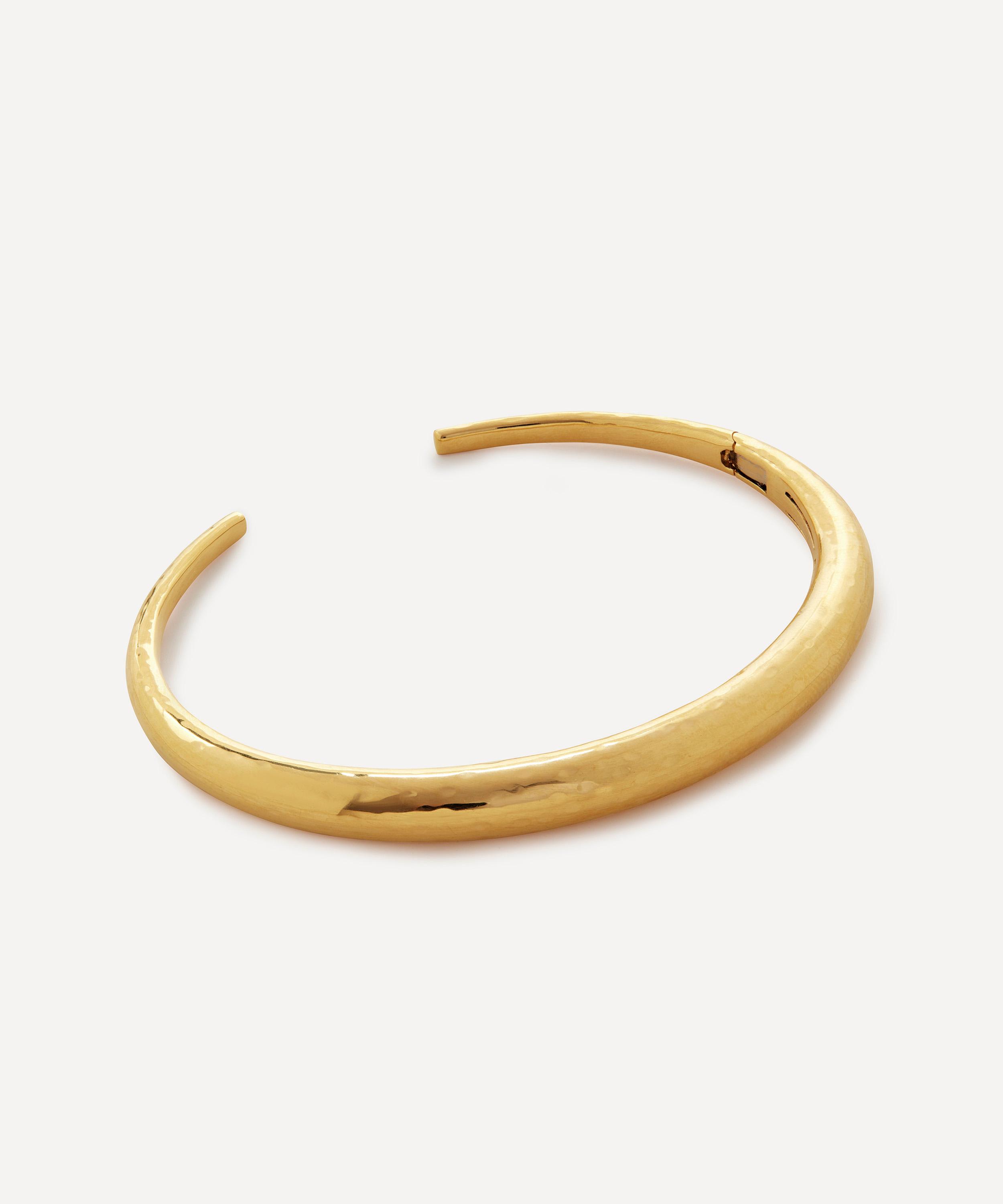 Monica Vinader - 18ct Gold Plated Vermeil Sterling Silver Deia Cuff Bracelet image number 0