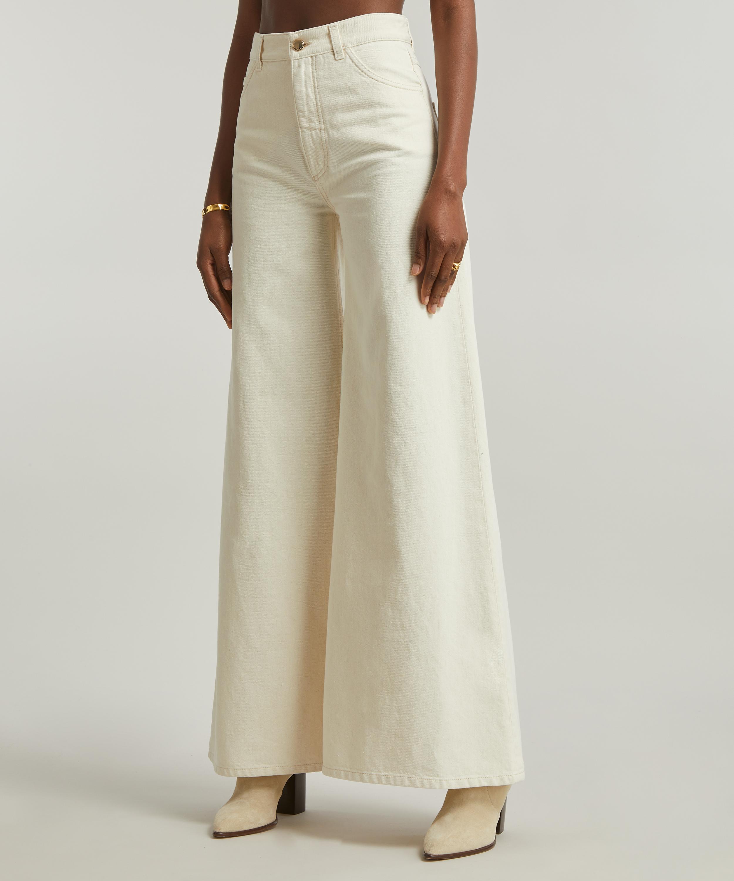 Chloé - Milk Coulotte Trousers image number 2