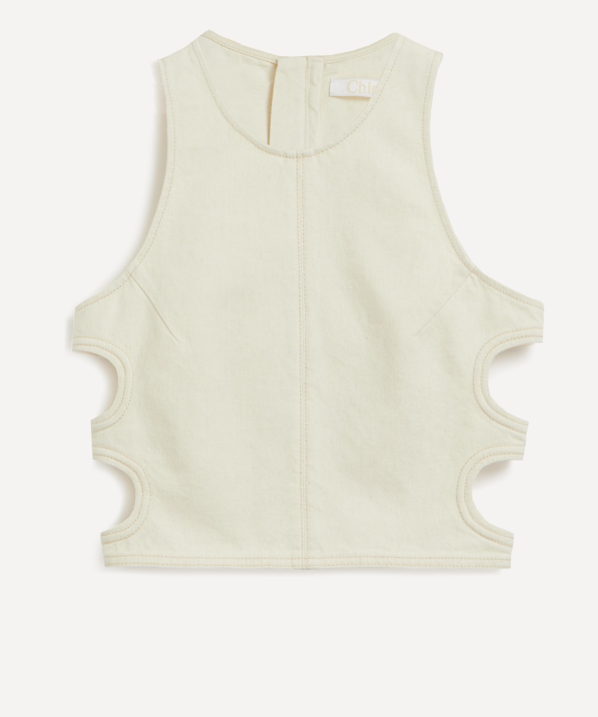 Chloé - Cropped Cut-Out Top image number 0