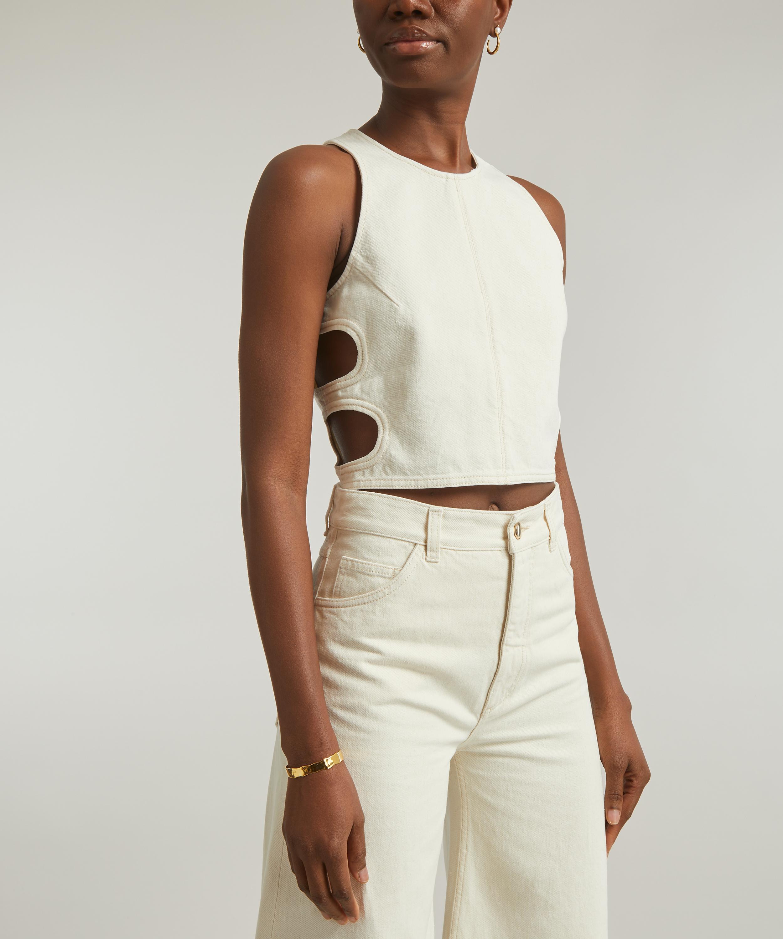 Chloé - Cropped Cut-Out Top image number 2