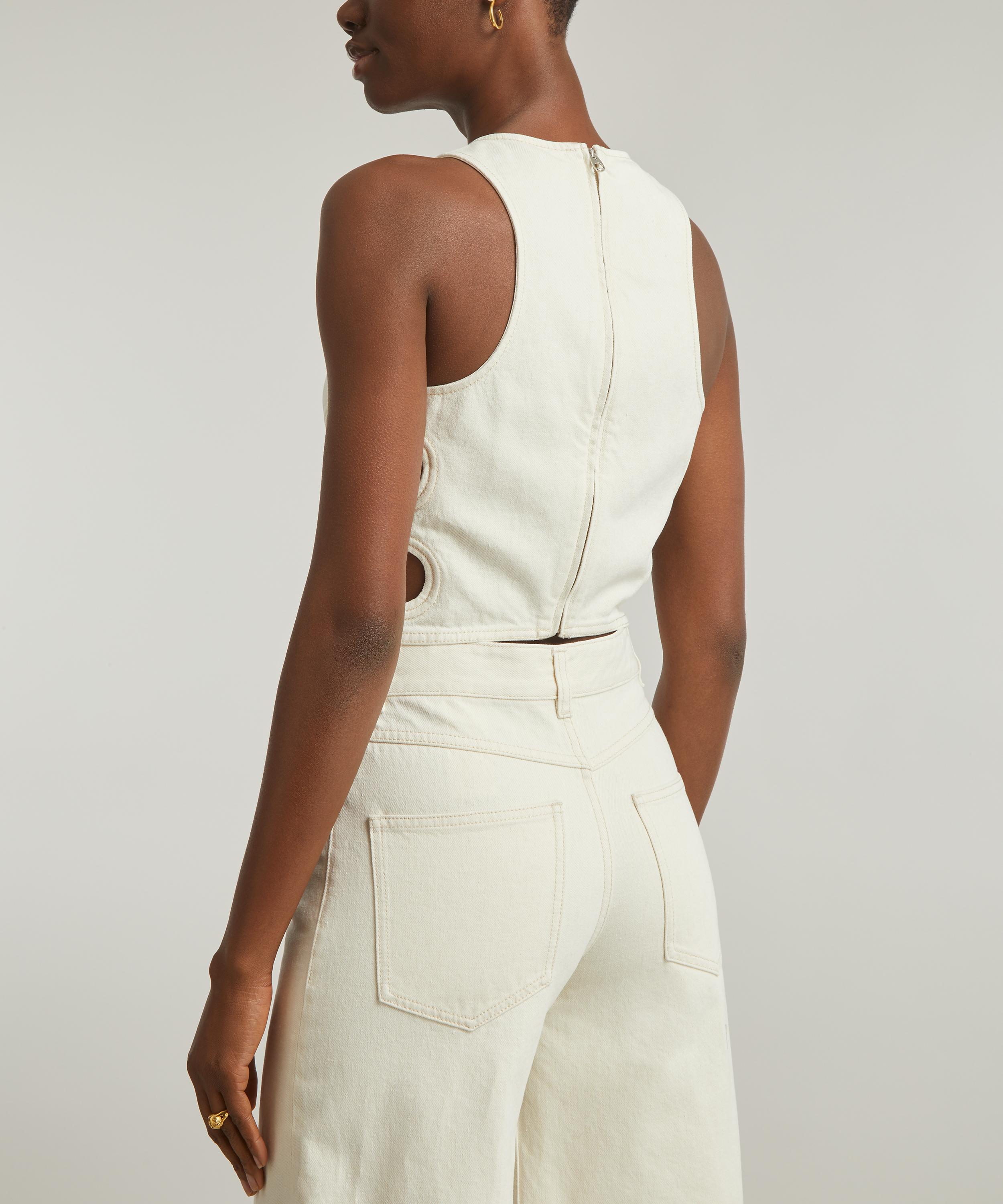 Chloé - Cropped Cut-Out Top image number 3