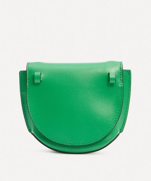 Ganni - Banner Nano Leather Saddle Bag image number 2