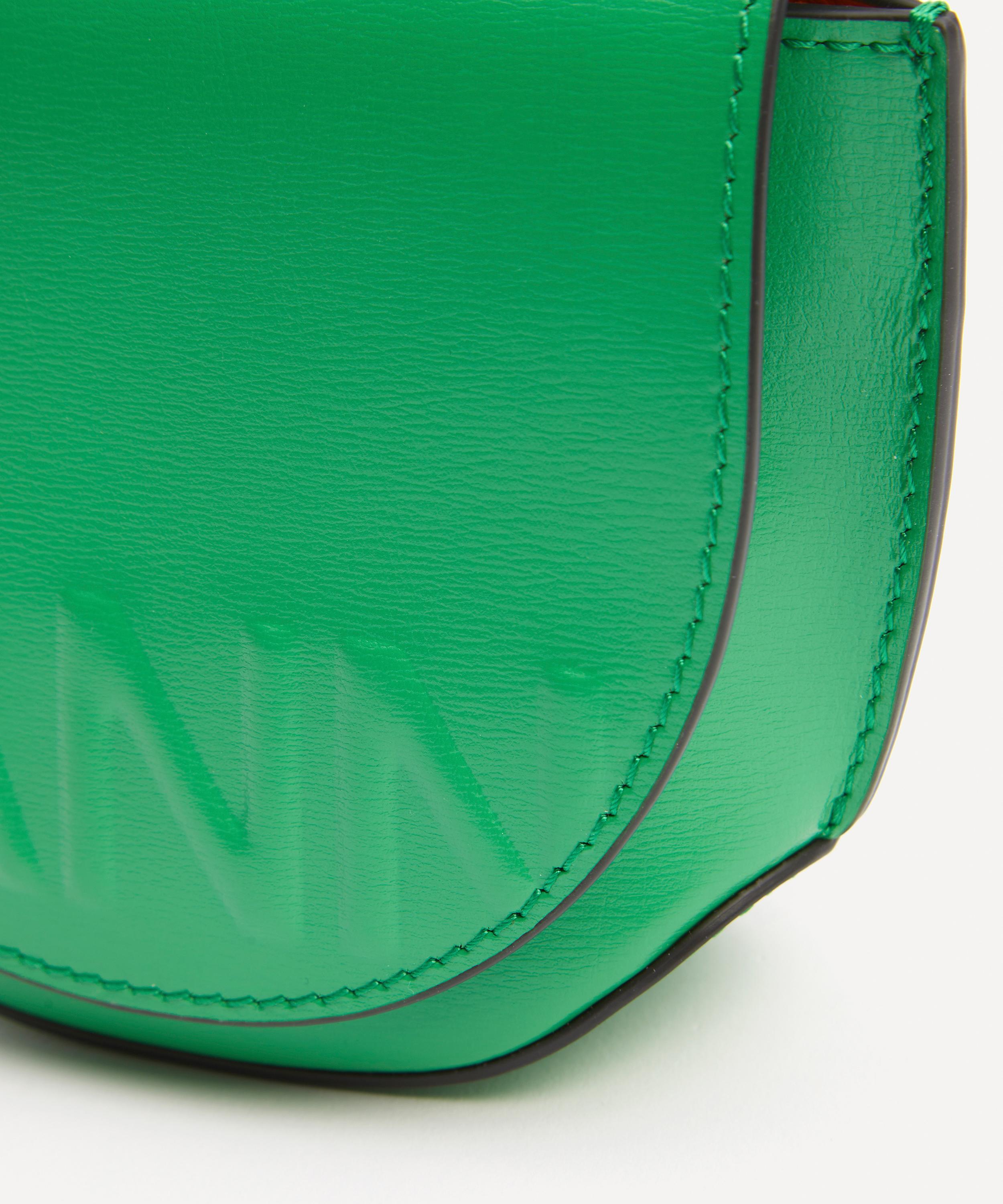 Saw this on @6pm!  Bags, Green leather handbag, Leather saddle bags